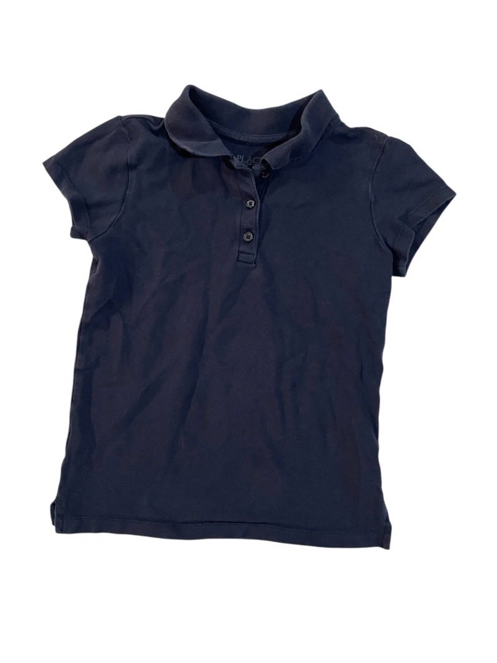 Place Navy Blue Girls Short-Sleeve Polo Shirt